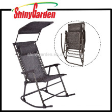 Rocking Outdoor Patio Furniture Folding Rocking Chair With Canopy